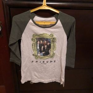 Friends baseball style tee shirt